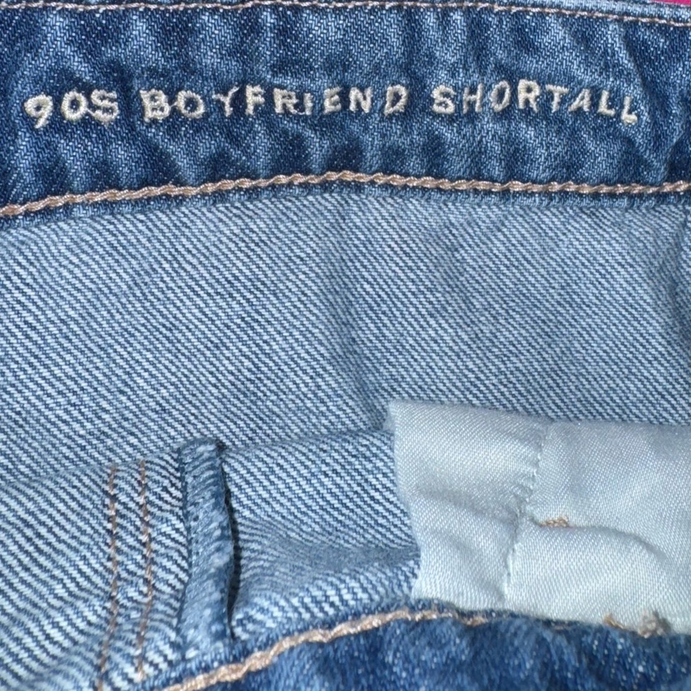 American Eagle Light Blue Denim 90’s Boyfriend Shortalls. Size M - Picture 4 of 5
